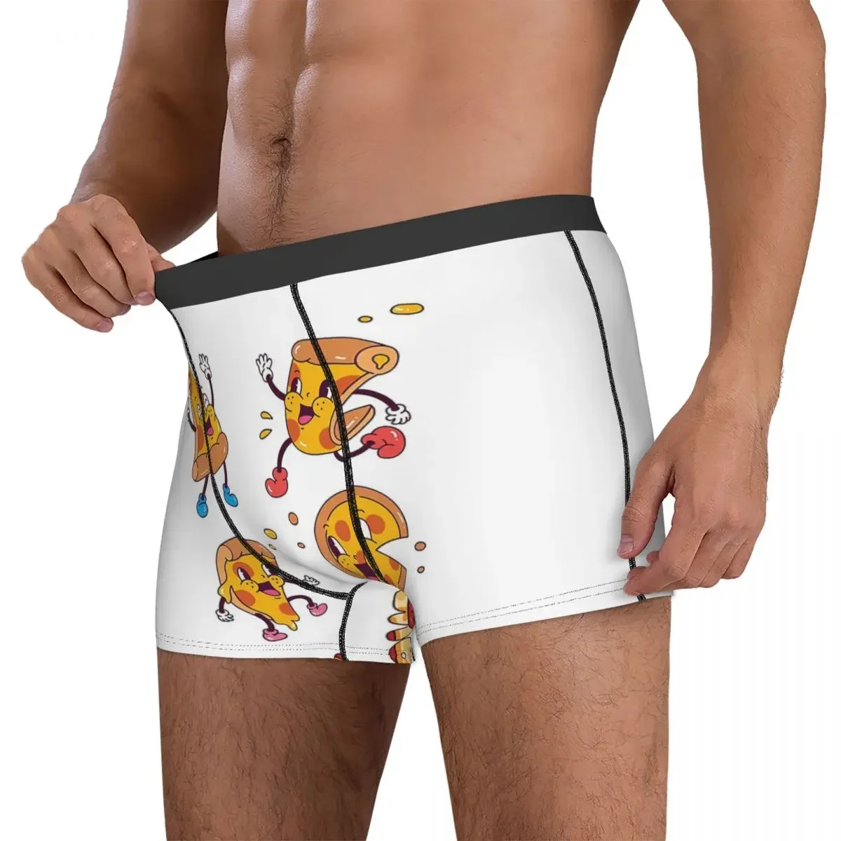 Boxer Mutande Pantaloncini I Love Pizza Mutandine Intimo comodo da uomo per Homme Uomo Regali fidanzato