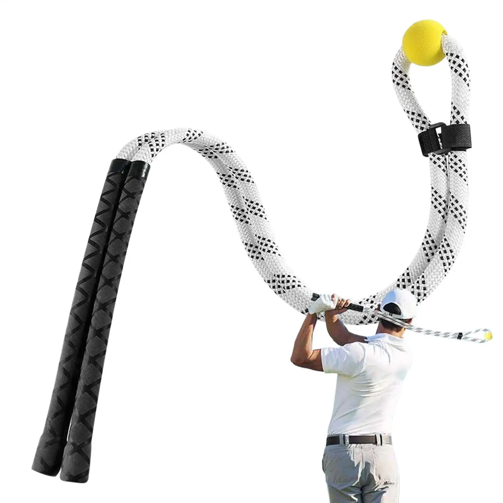 

Golf Swing Training Rope Golf Swing Corrector With Weighted Ball Golfer Practice Fitness Assistance For Women Men Father Dad