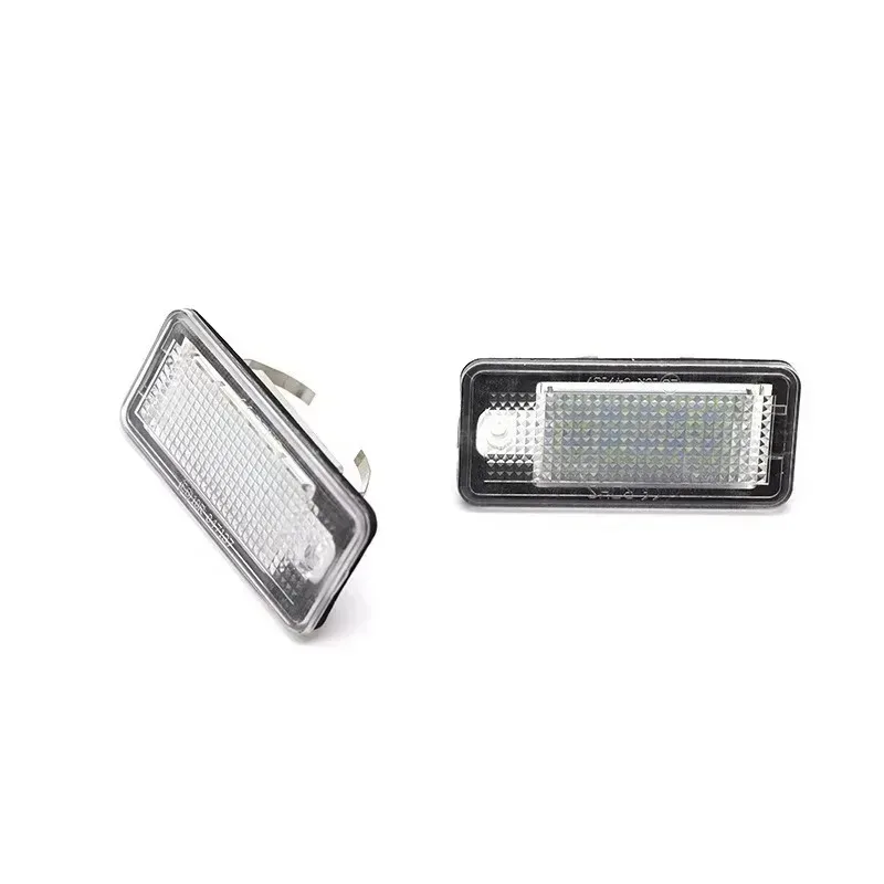 

Rear License Plate Lights 2PCS for A3 A4 A6 A8 S3 8P S4 B6 B7 C6 S6 S8 Q7 RS4 RS6 QD Hot LED Plus Avant Auto Lamp Light