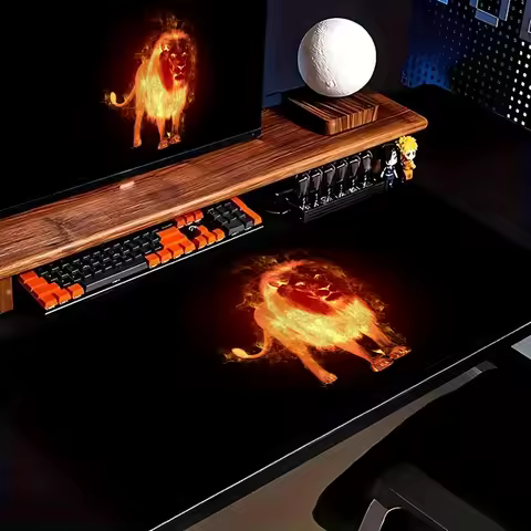 Ferocious Lion Mouse Pad Large Computer Office Game Table Mat XXL Rubber Anti-slip Gaming Keyboard Mousepad Long Desk Pads