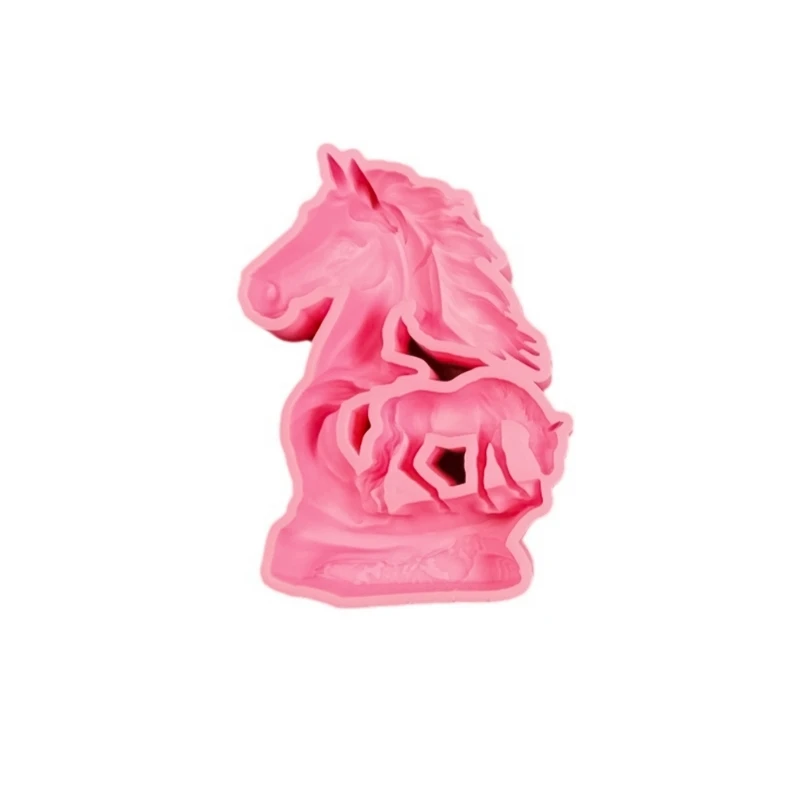 

Handmade Horse Resin Moulds Ornament Animal Silicone Molds Decorative Molds