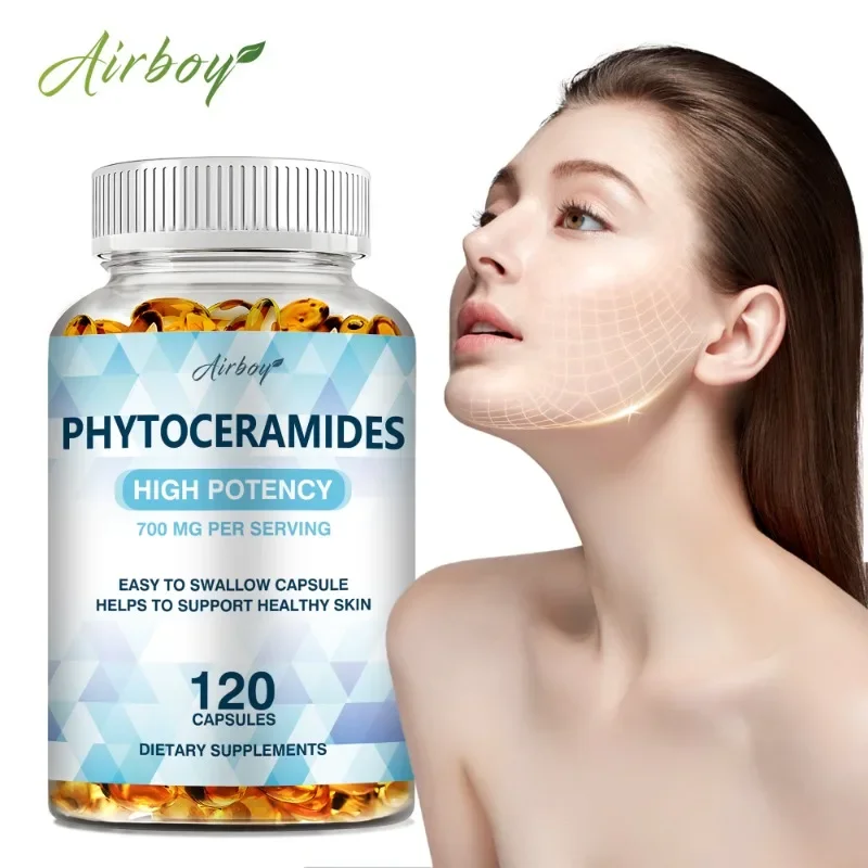 Phytoceramides Capsules - Helps Reduce The Appearance of Wrinkles, Fine Lines, Age Spots and Dry Skin