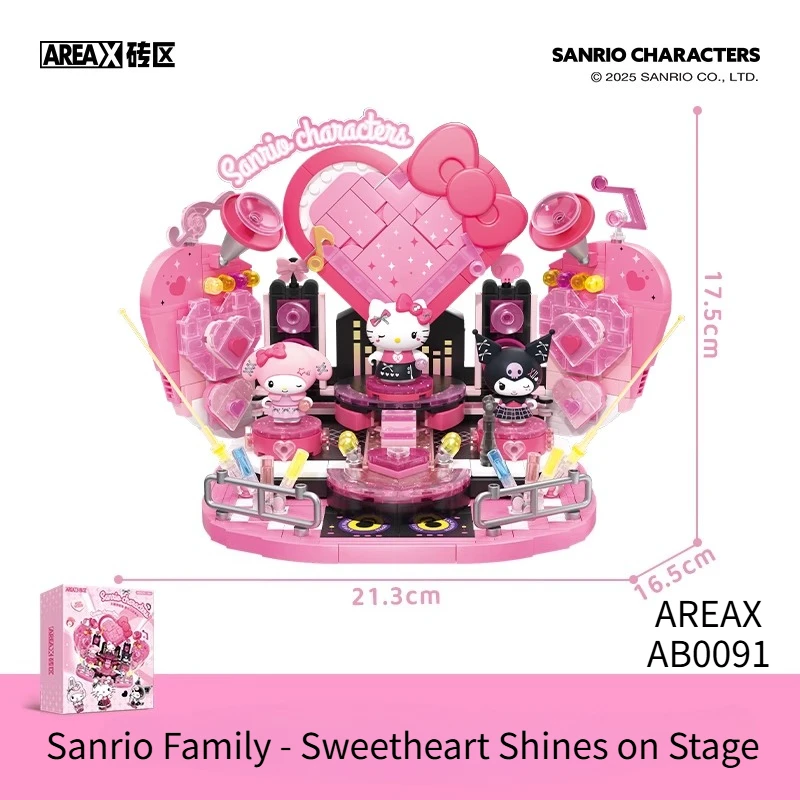 ♡さゆり♡アリプロマニアグッズセット♡ AREAX Building Blocks New Sanrio Sweetheart Shining Stage
