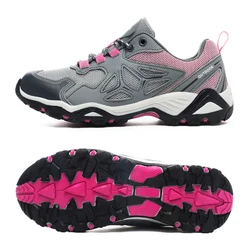 Autumn Spring Women Outdoor Leather Trekking Hiking Shoes Camping Woman Mountain Tracking Treking Sneakers Trecking