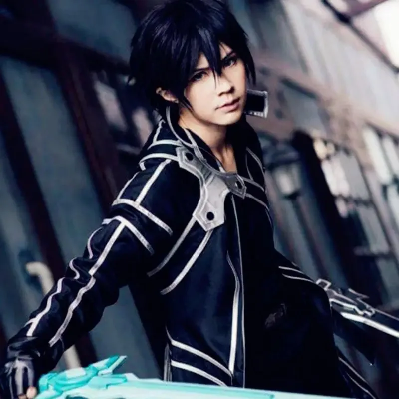 Bear's Den Game Sword Art Online SAO Kirito Kirigaya Kazuto Robe Cosplay Kostüm Langer Mantel Trenchcoat Eugeo Cospl Neu 2025