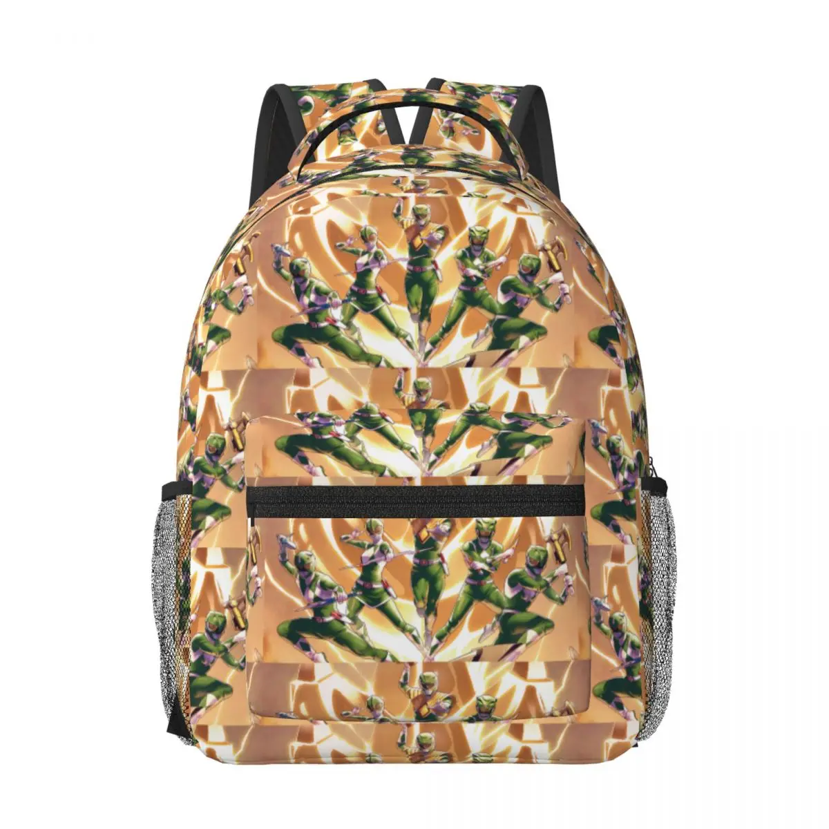 

Mighty Morphin Power Ranger Woman Backpacks Boys Girls Bookbag Children School Bags Portability Travel Rucksack Shoulder Bag