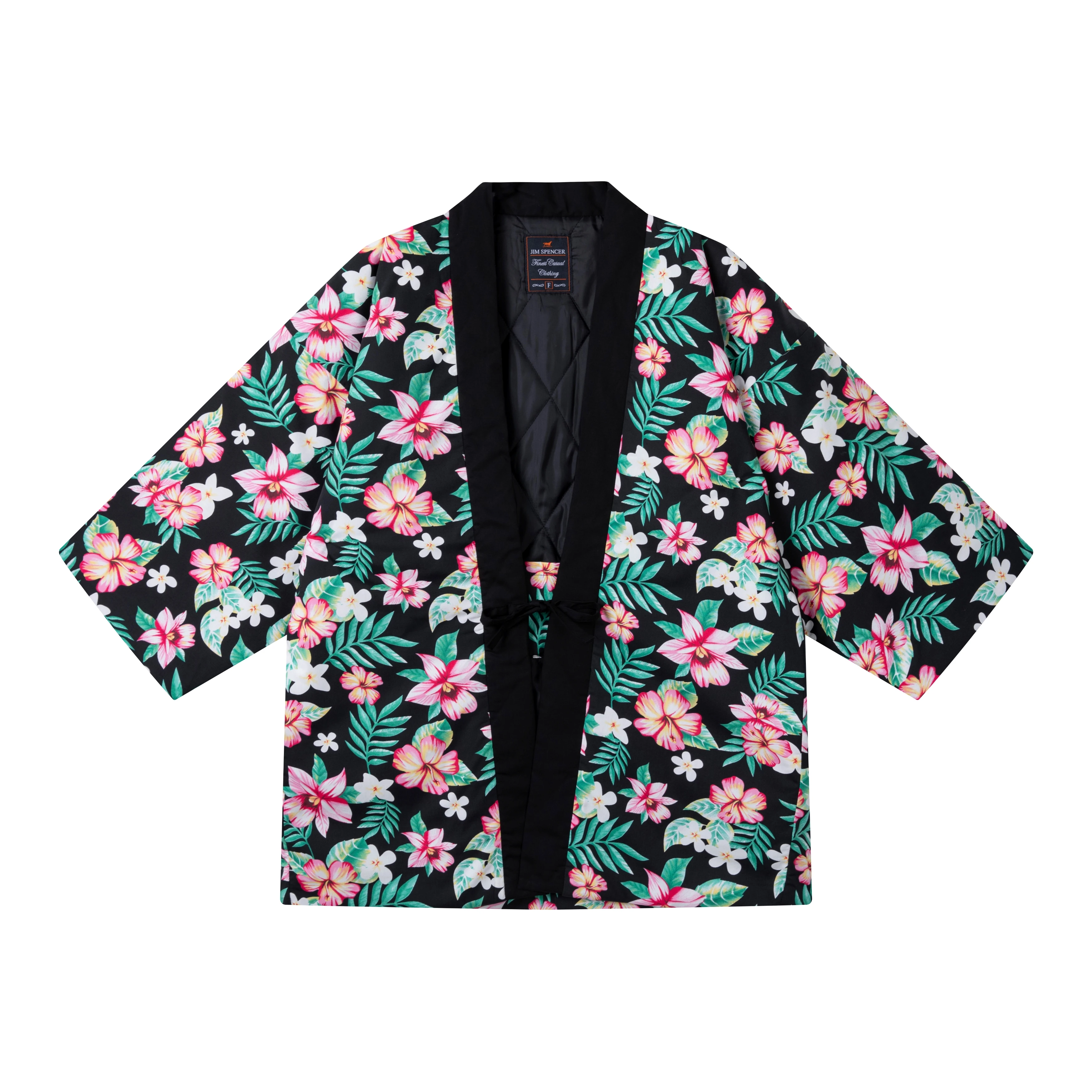 سترة كيمونو شتوية يابانية دافئة مبطنة بالقطن على طراز كيمونو ملابس خارجية فضفاضة معطف هاوري ملابس منزلية