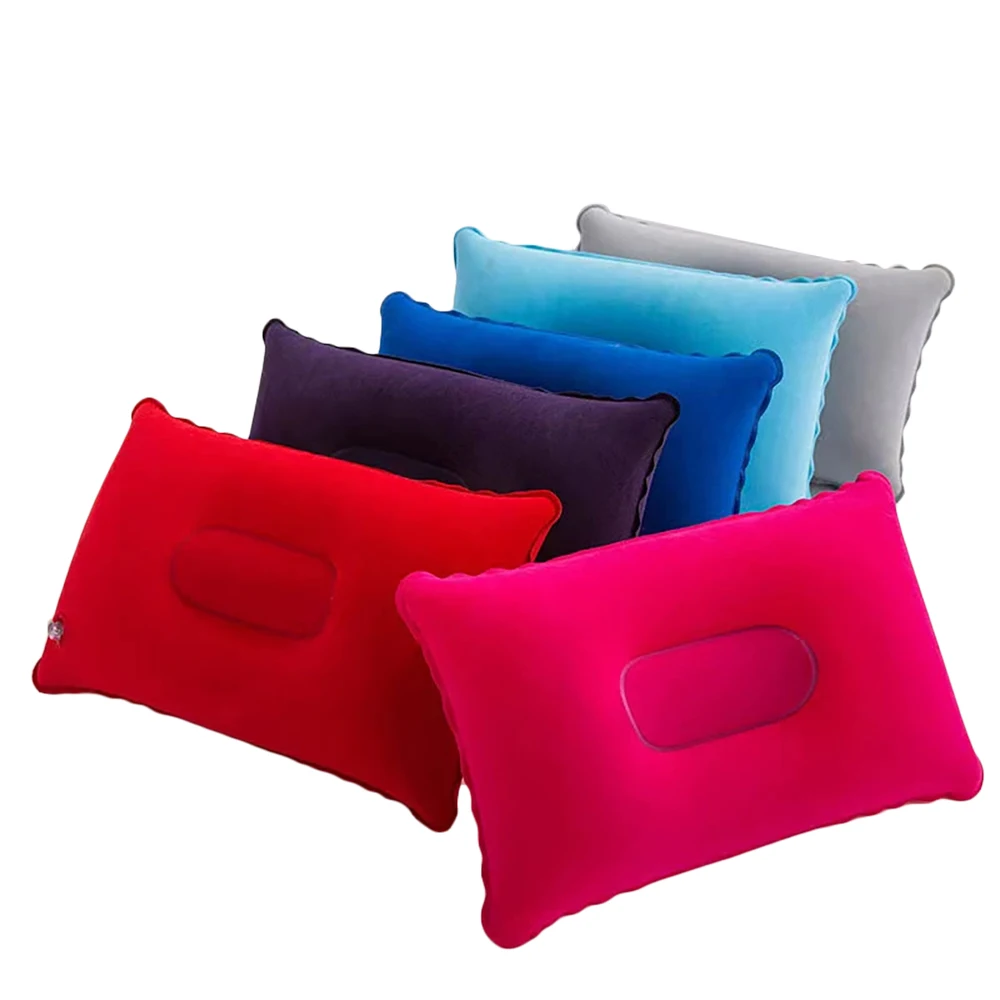 

Надувная мягкая квадратная подушка для отдыха на открытом воздухе, сна, путешествий, автомобиля, самолета, кемпинга, подушки с заплатой для ремонта утечек