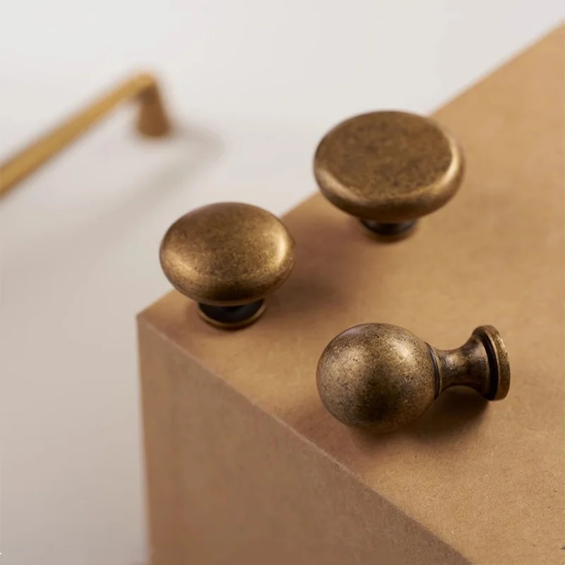 Retro Cupboard Kitchen Accessories Antique Dresser Door Hardware Kitchen Cabinet Storage Handles Drawer Pull Furniture Handles