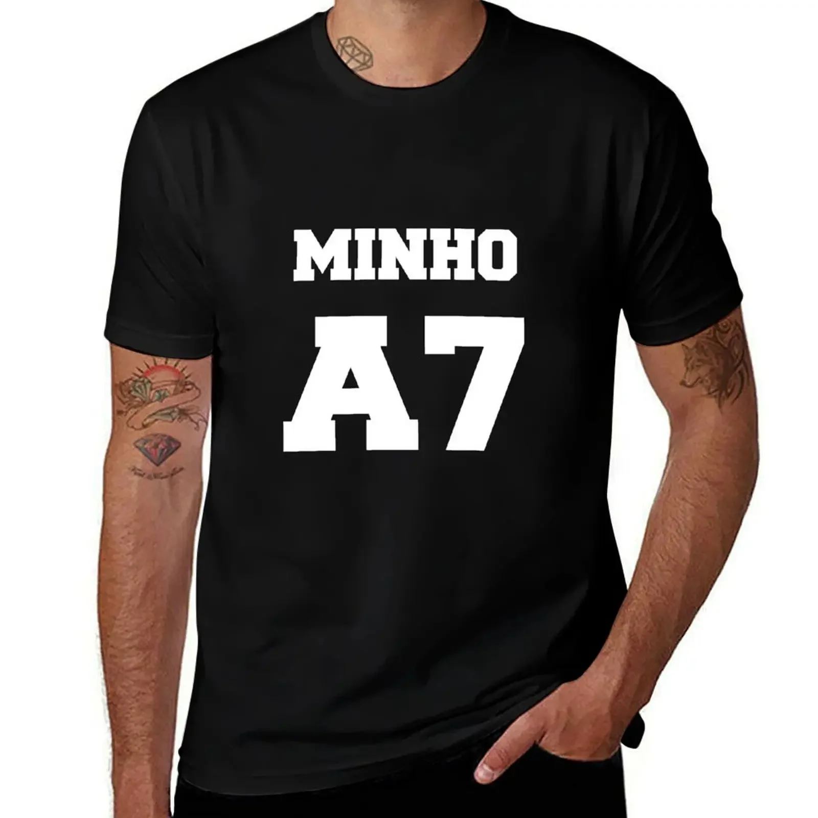 

Minho A7 T-Shirt quick drying vintage t shirts korean fashion blanks Men's t shirts