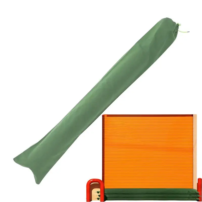 Sandbag Water Barrier Thickened Green Sandless Sand Bags for Flooding Garage Flood Protection Barriers for Flooding Rain