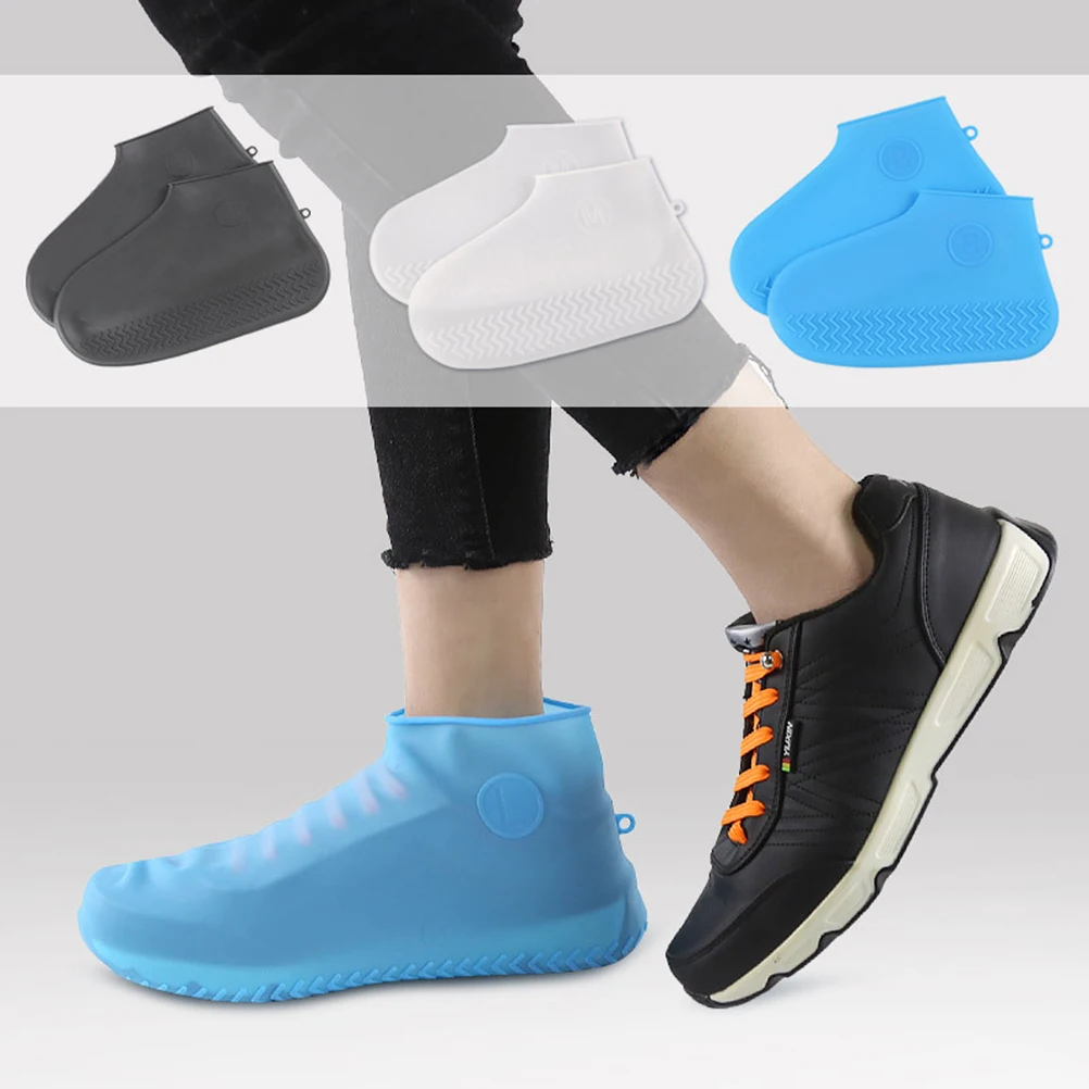 

Rain Boots Rainproof Shoe Cover Waterproof Covers Protector Overshoes Reusable Protectors