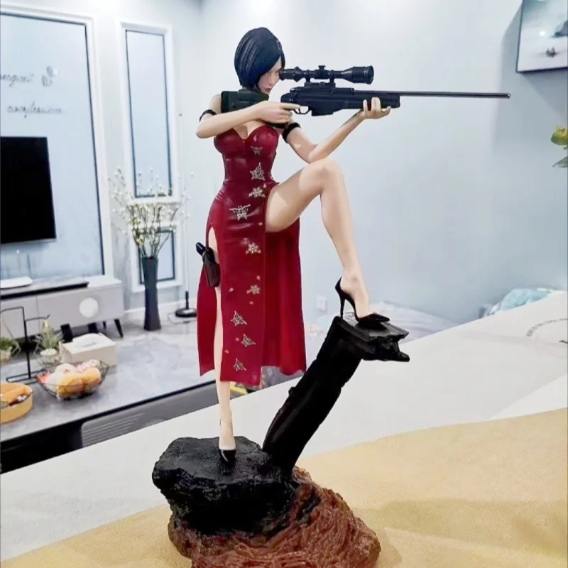 36cm Anime Figure Toy Ada Wong Biohazard Girls Figure Game Action Figures Collectible Statue Doll Birthday Toy Gift Pvc Gk Model