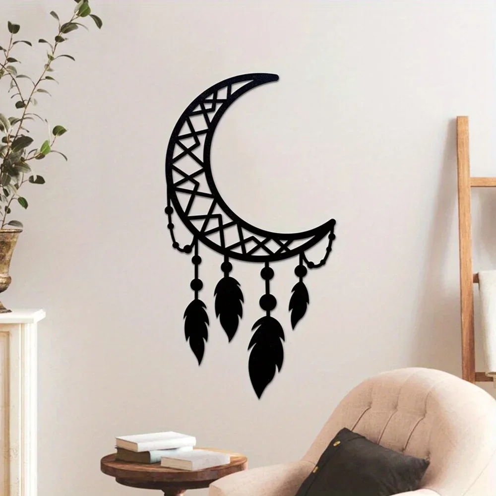 HELLOYOUNG-Applique murale en métal, style boho minimaliste, décoration pour la maison, au-dessus du lit, cadeau de mariage, B