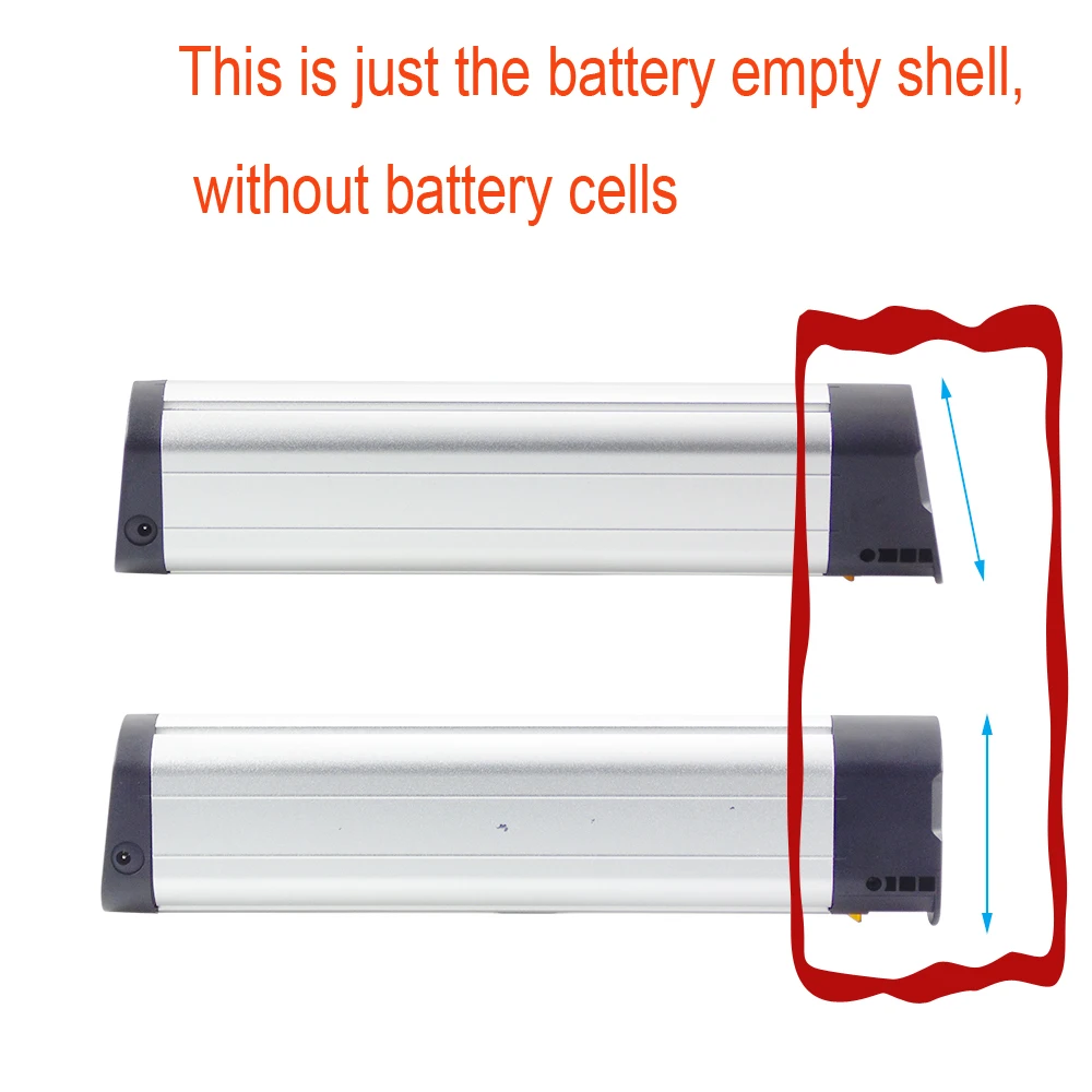 HIMO ZB20 MAX 36V 48V Integrated Ebike Battery 40pcs 50pcs 52pcs Cells Only Empty Box for HIMO Z16 Z20 E-Bike