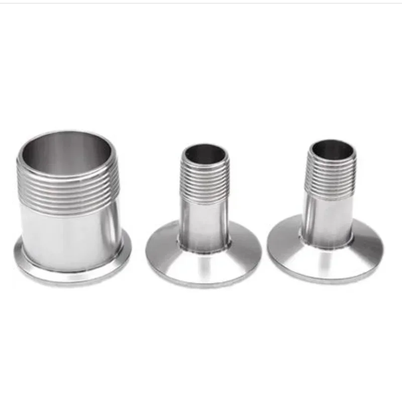 SS304 Bspt Female Thread Adapter Sanitary Stainless Steel Ferrule Pipe Fittings Tri Clamp Adaptor 1/2