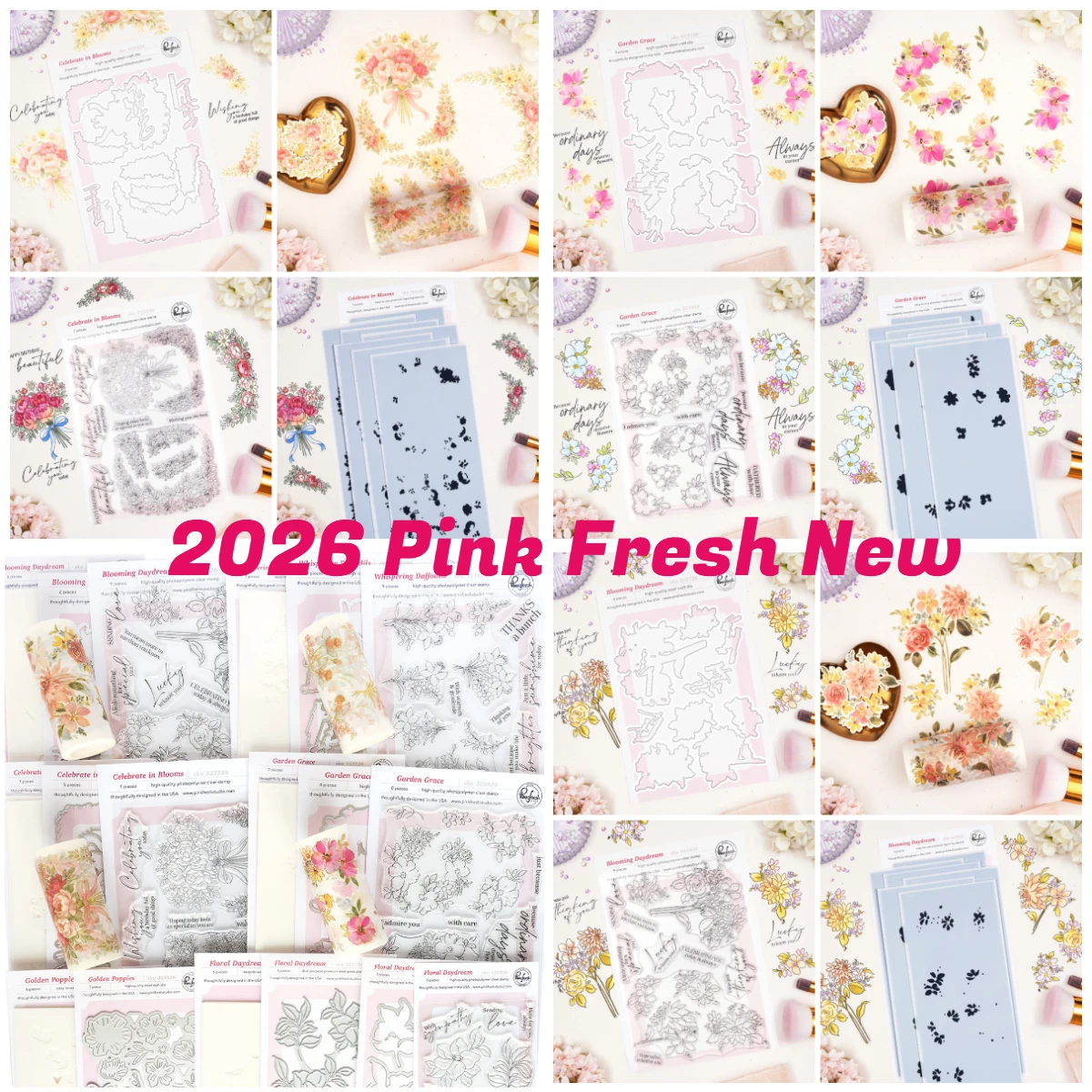 

New The Daydream Edit Full Release Bundle Metal Cutting Dies Stamps Stencil Hot Foil Washi Embossing Template DIY Greeting Card