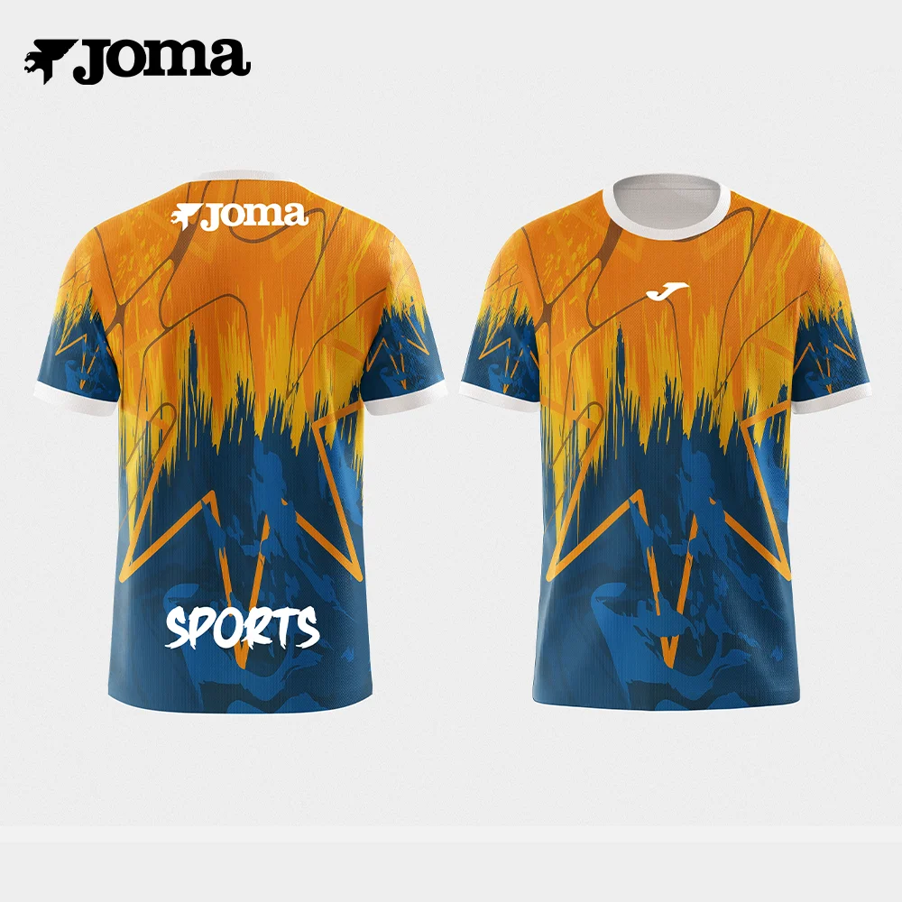 

JOMA Summer Sports Fashion 3D short-sleeved Daily Cycling, outdoor fitness, running, quick-drying and breathable T-shirt
