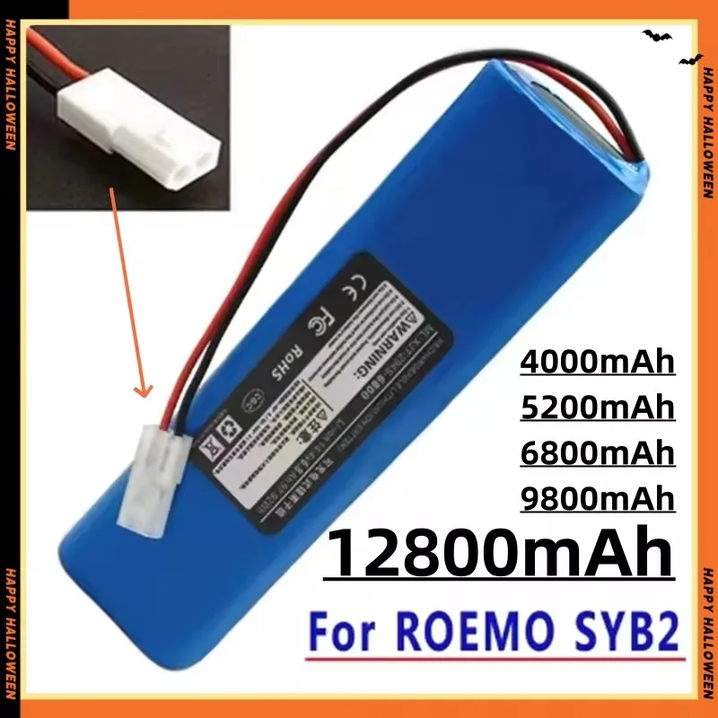 

Replacement Battery for ROMEO SYB2 Pro Robot Vacuum Cleaner 14.4V 12800mAh INR18650 4S2P