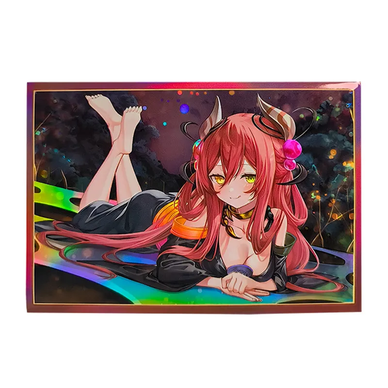 

60 шт./набор Yu-Gi-OH! Защитный чехол для карт Traptrix Flash Card Sleeve, коллекционный, для аниме-игр, 63x90 мм, подарок, игрушка