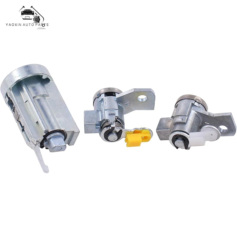 Kit de fechaduras de porta do carro, interruptor de ignição, cilindro, chave para Chevrolet Colorado GMC 2006-2012, 19121155, 89022371