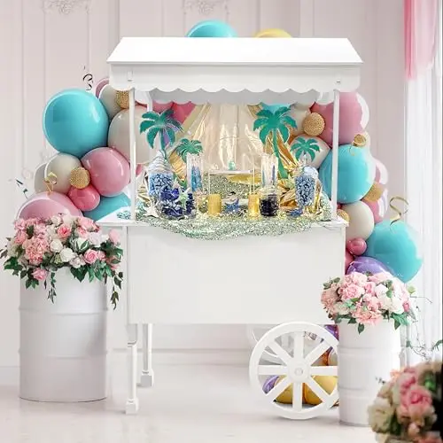 Believable Durable Candy Sweet Cake Cart, Easy to Assemble, Showcasing Wedding Birthday Baby Shower Parties