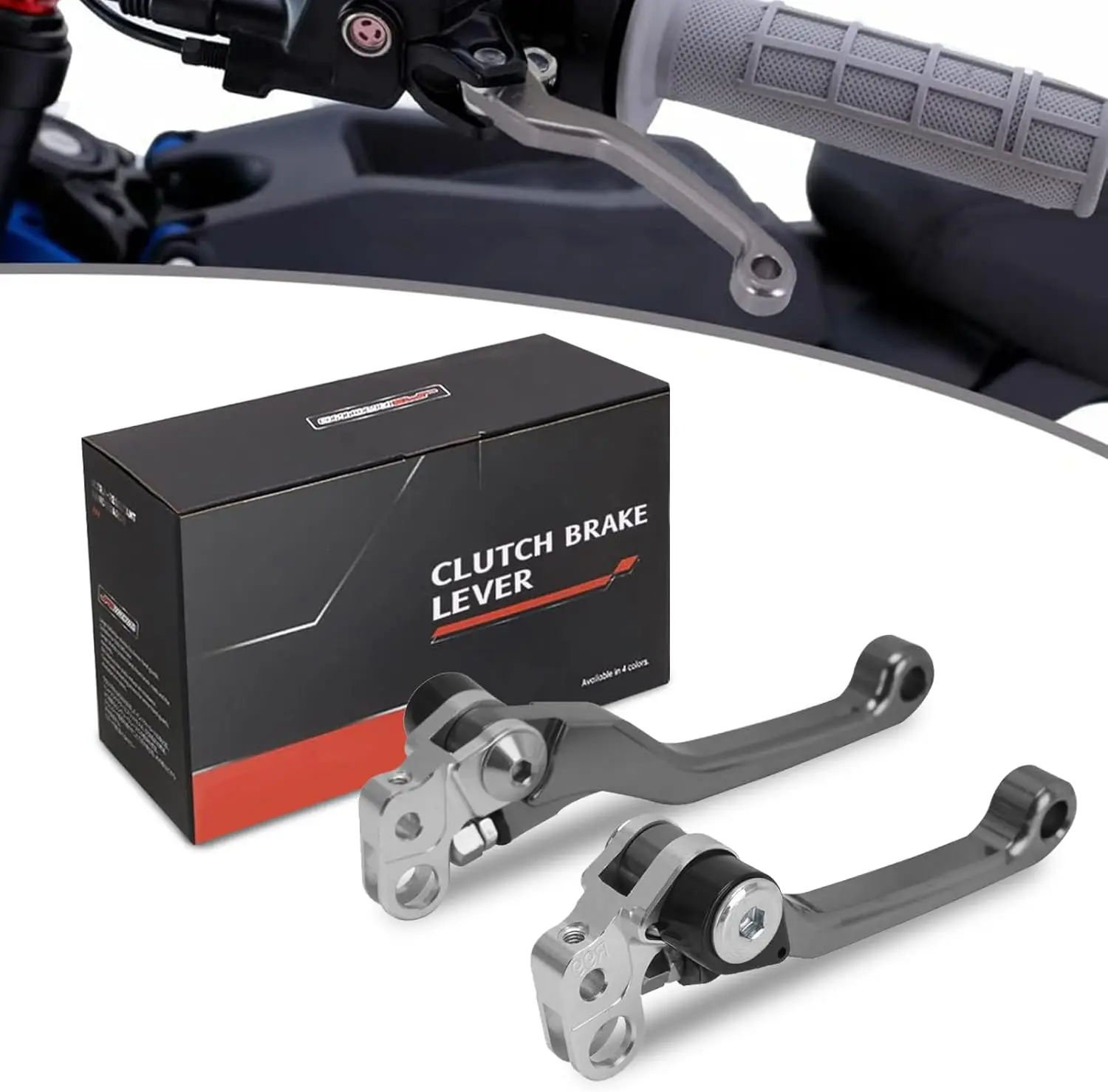 

CNC Adjustable Foldable Brake Levers for Surron Light Bee X S/X160/X260 - Grey