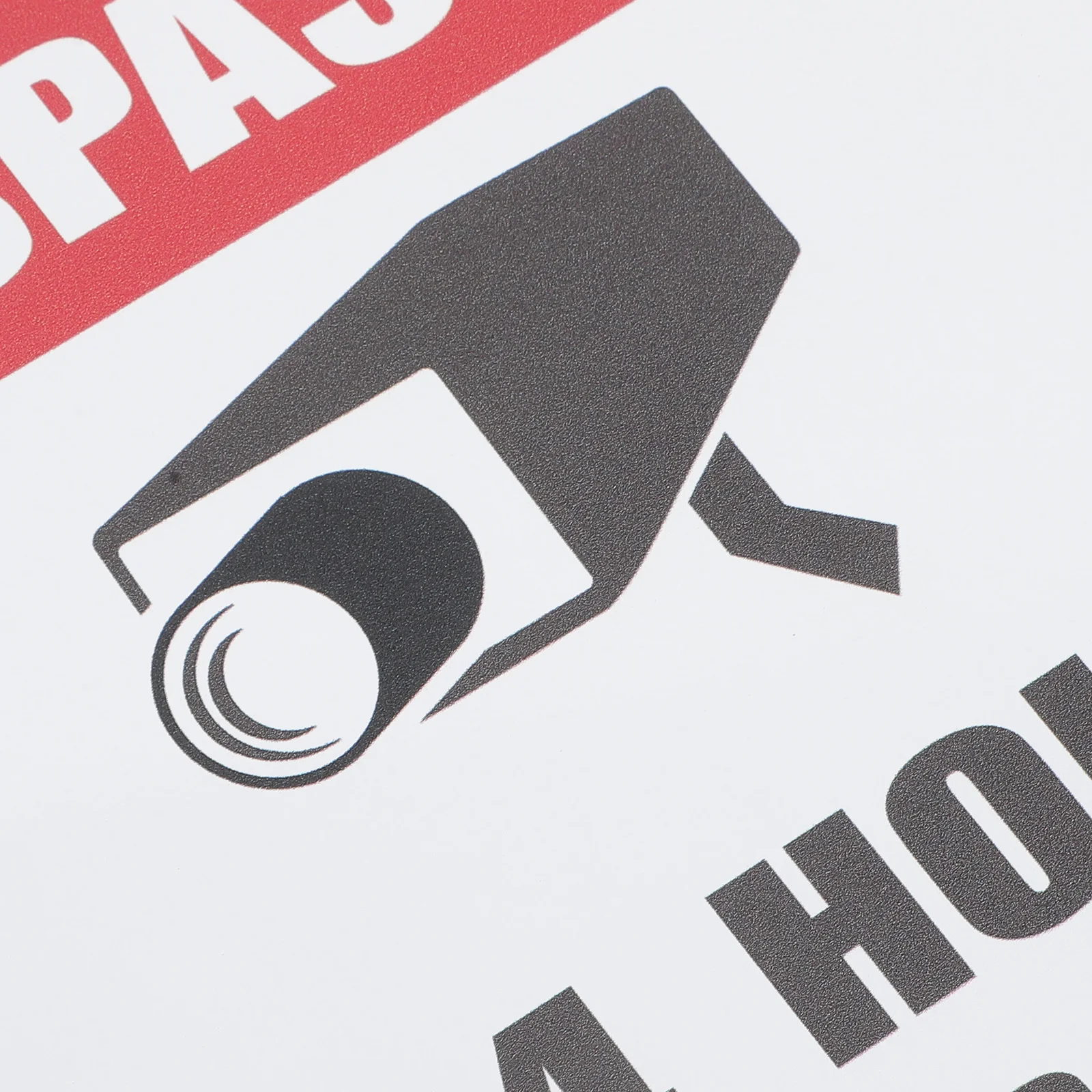 

2 Pcs Vintage Tin Painting Surveillance Warning Board Metal Sign Home Security Signs Camera Tinplate