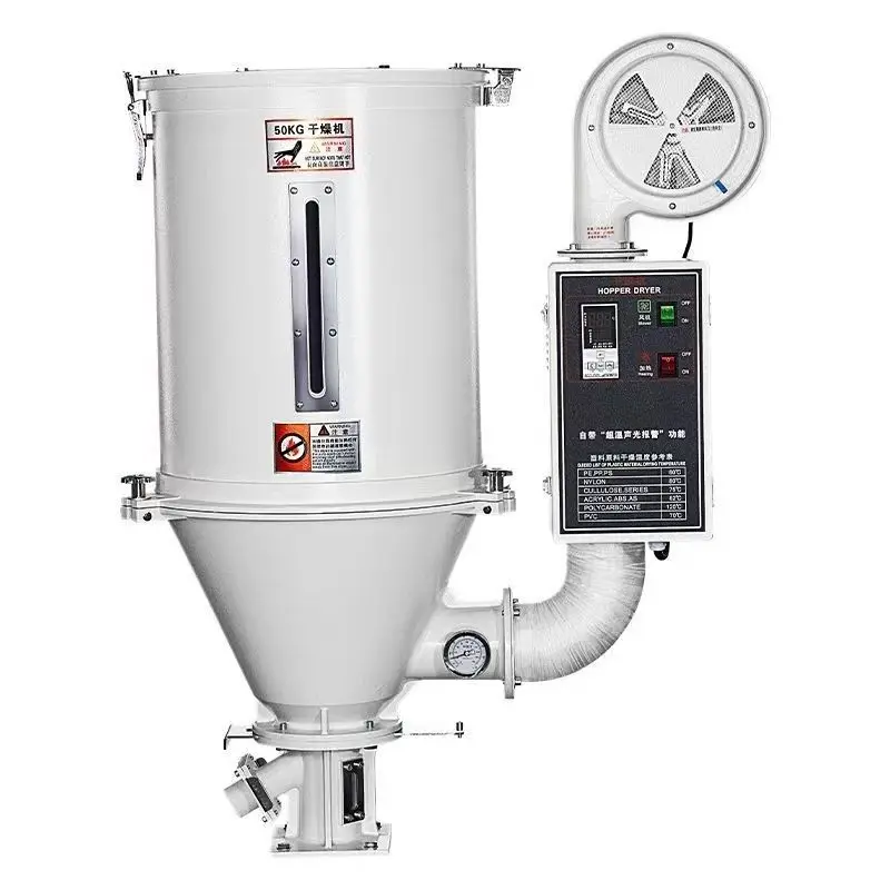 

25KG-600KG Resin Plastic Auxiliary Equipment Euro Hopper Dryer Machine Injection Hot Sale Granule Hopper Dryer