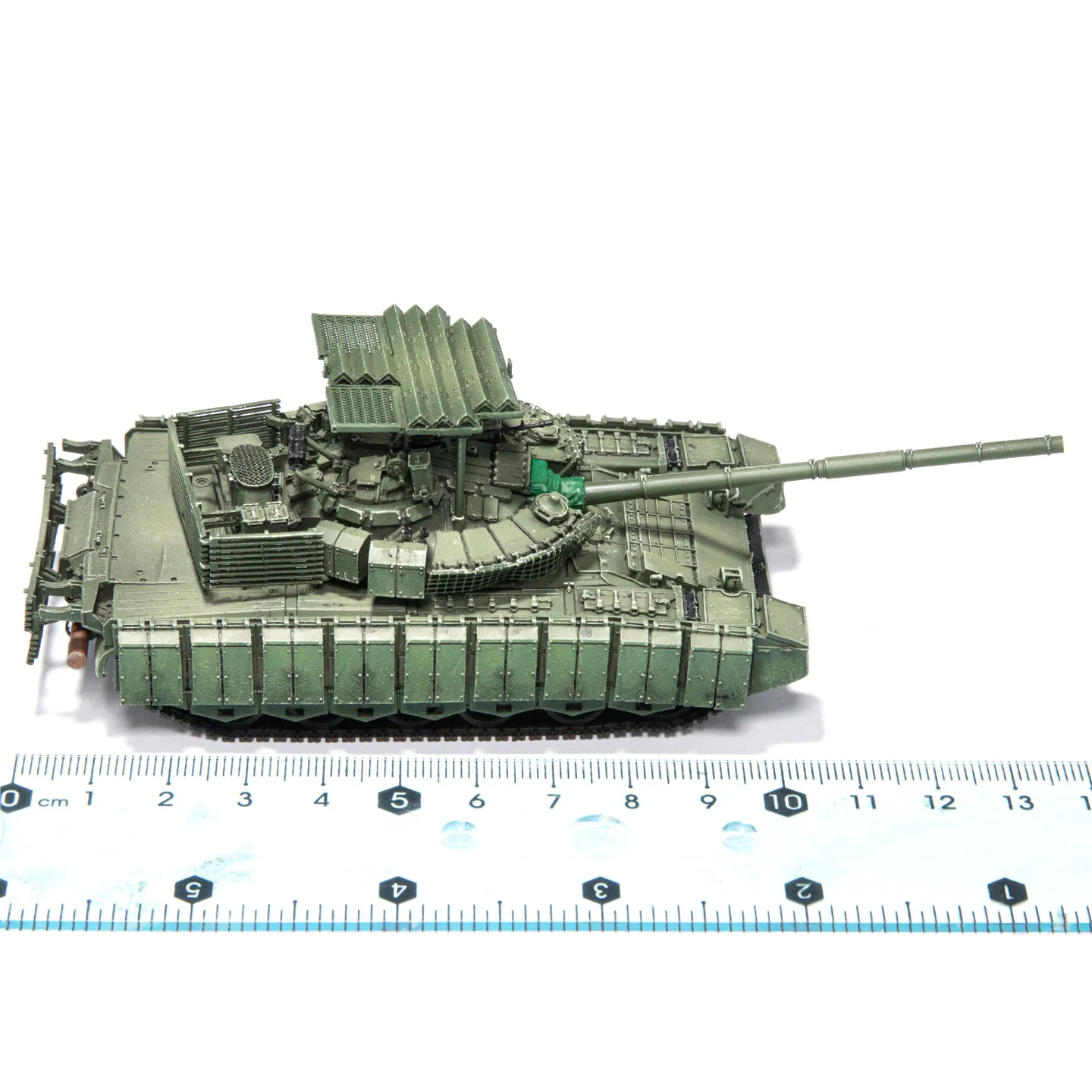 

1: 72 5M72150A Russian T-80BVM Tank Model 2023 Relikt ERA Static Finished Product Model