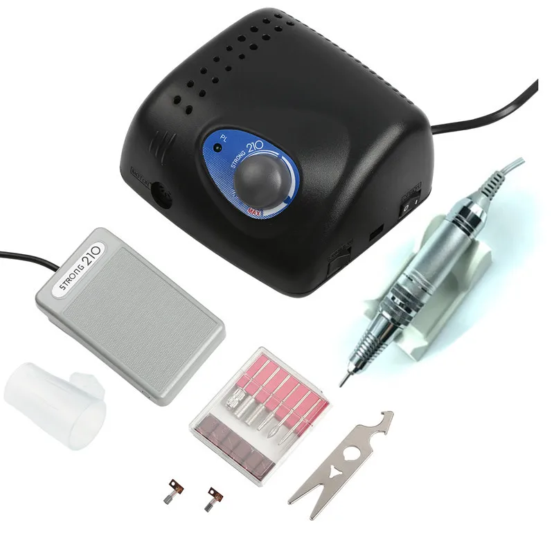 2020 NOVO STRONG 210 PRO X1 Handpiece 105L 40000 RPM Micromotor Odontológico Polimento elétrico prego broca manicure máquina