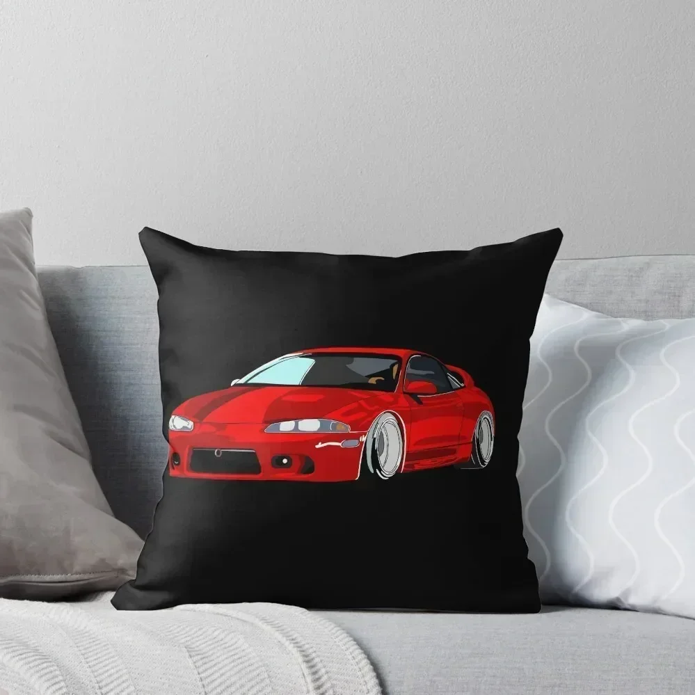 

Eclipse 2G DSM Red Throw Pillow luxury decor Decorative Sofa Cushion anime girl luxury home accessories pillow