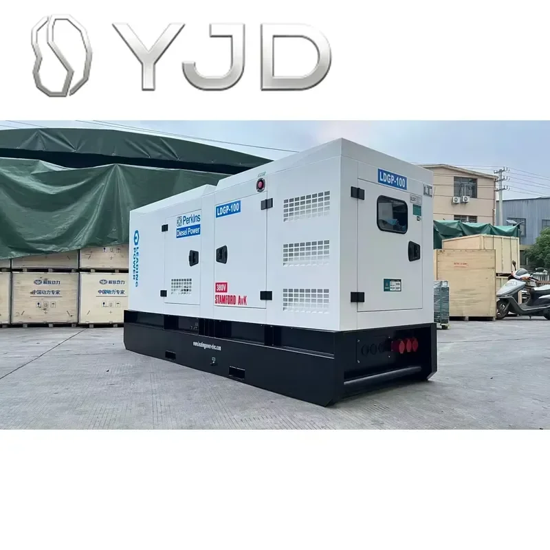 80kW 100kVA Prime Power Diesel Generator Set | Stamford Alternator 380V 3 Phase Deep Sea Control