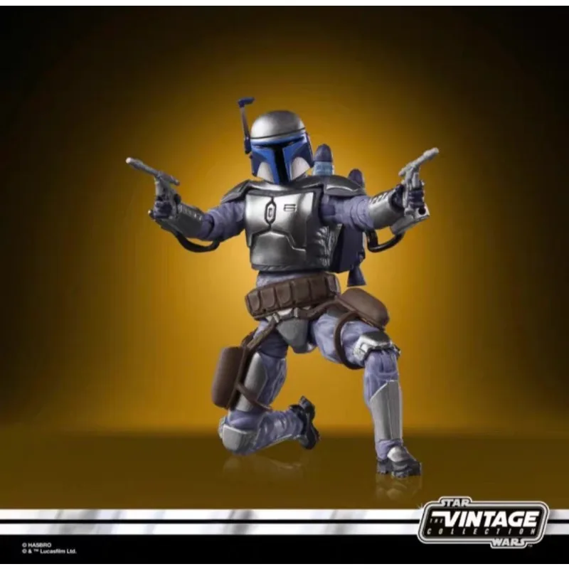 Novo original hasbro star wars a coleção vintage jango fett (ataco dos clones) figura de ação modelo presente brinquedos