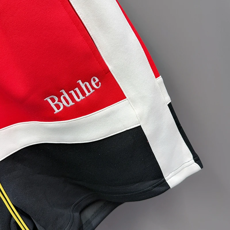 Black Green Red Shorts Side Stripe Shortpant Men Women Patchwork Splice Color Casual Drawstring Loose Short Pants Breeches