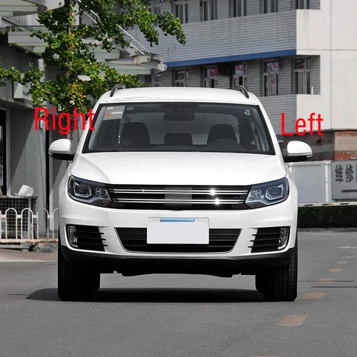 Imagen 2 del producto Luz de espejo lateral de coche, lente de cristal, marco de espejo retrovisor, tapa de cubierta de Base inferior para VW Tiguan 09-17 Sharan 12-19 Skoda Yeti