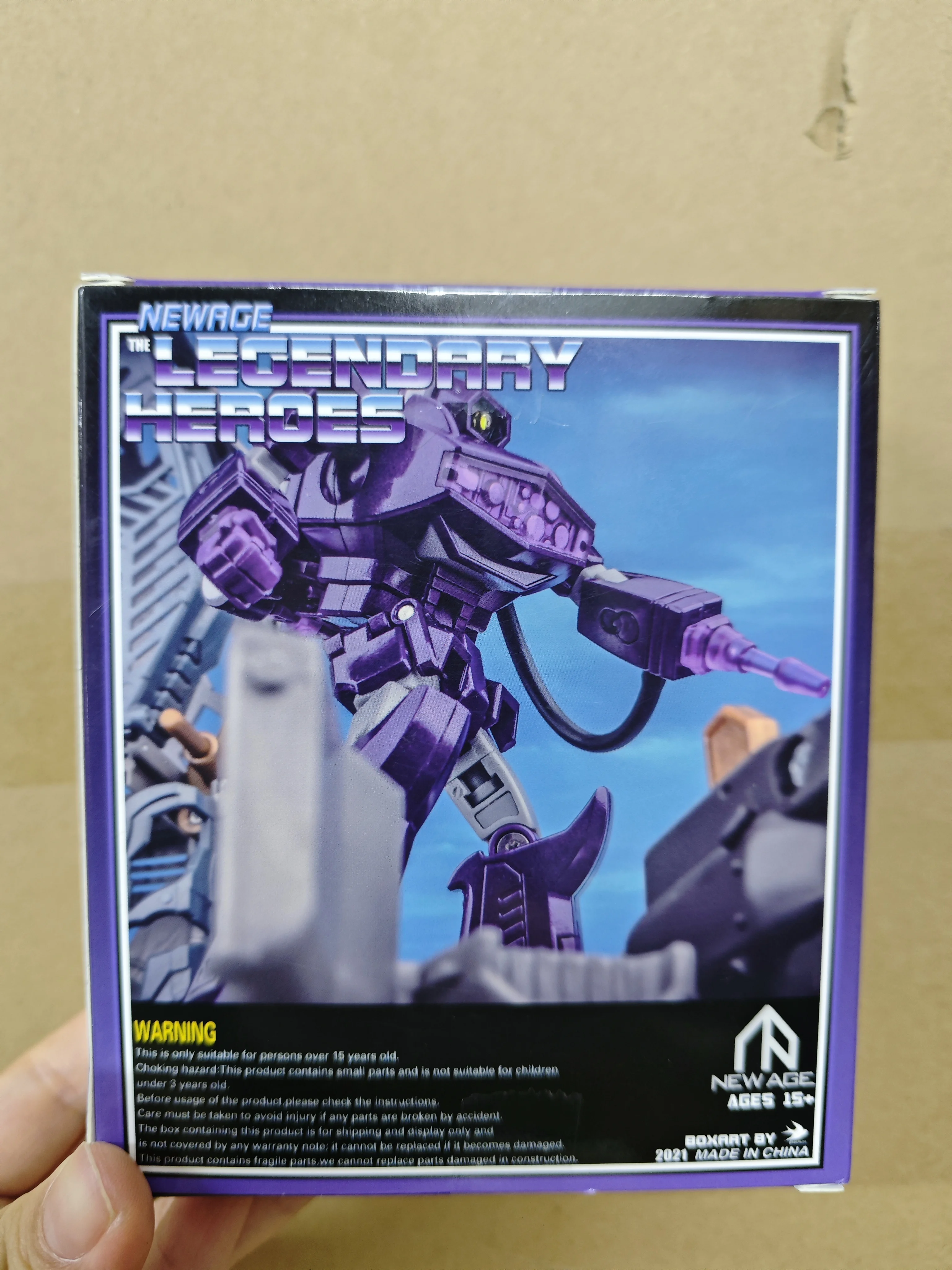 Newage Transformation H35-EX H35EX Cyclops Toy Color Shockwave Model Robot Action Figure Toy with Box Inventory Collection