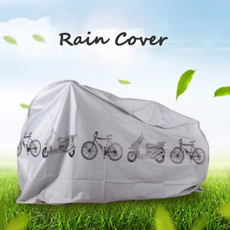 Rain Cover Rainproof Sunscreen Outdoor Anti UV 210x100cm Single Layer Motorcycle Electric Vehicle Bicycle Rain Protector Covers