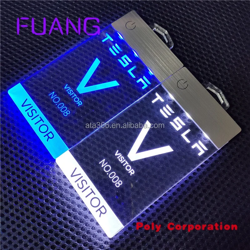 Custom  2023 Luxury Recharged Acrylic LED Key Chain Custom LED Flashlight Key Chain Personalized Engrave Unique Light up Key Cha