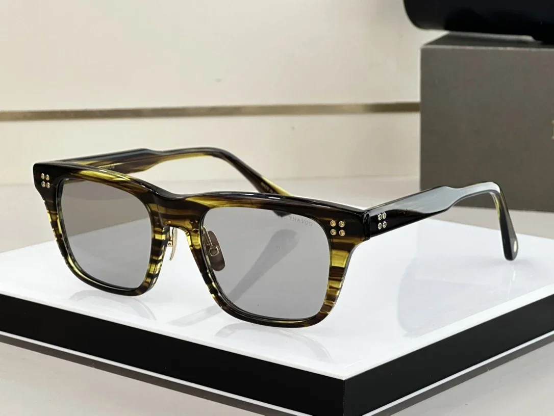 DT THAVOS DTS713 Hochwertige Sonnenbrille für Herren, Titan-Stil, modisches Design, Sonnenbrille für Damen, mit Box