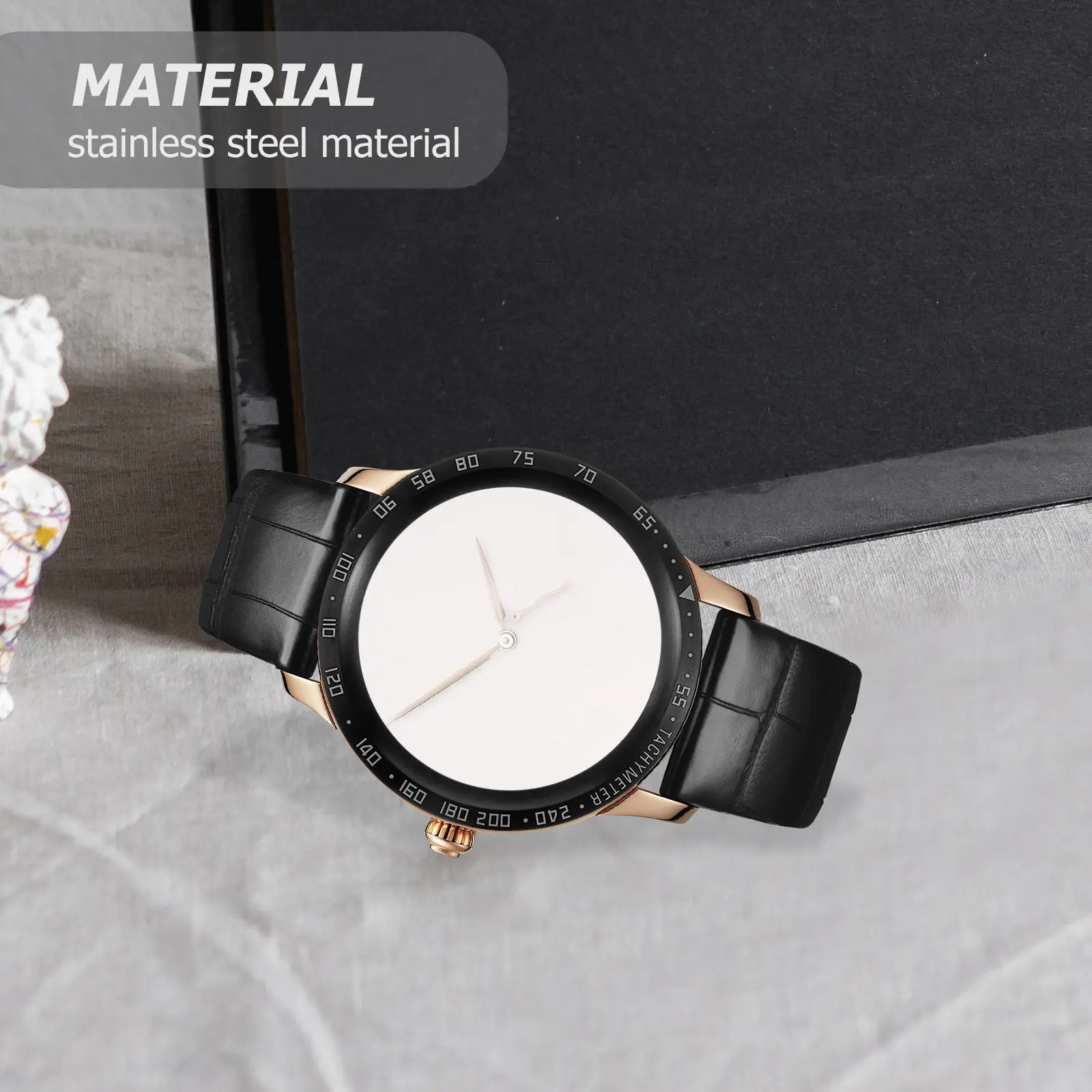 

1Pcs Graduated Watch Bezel for Watch5 Stainless Steel Watch Protective Ring Enhance Visual Appeal Fashion