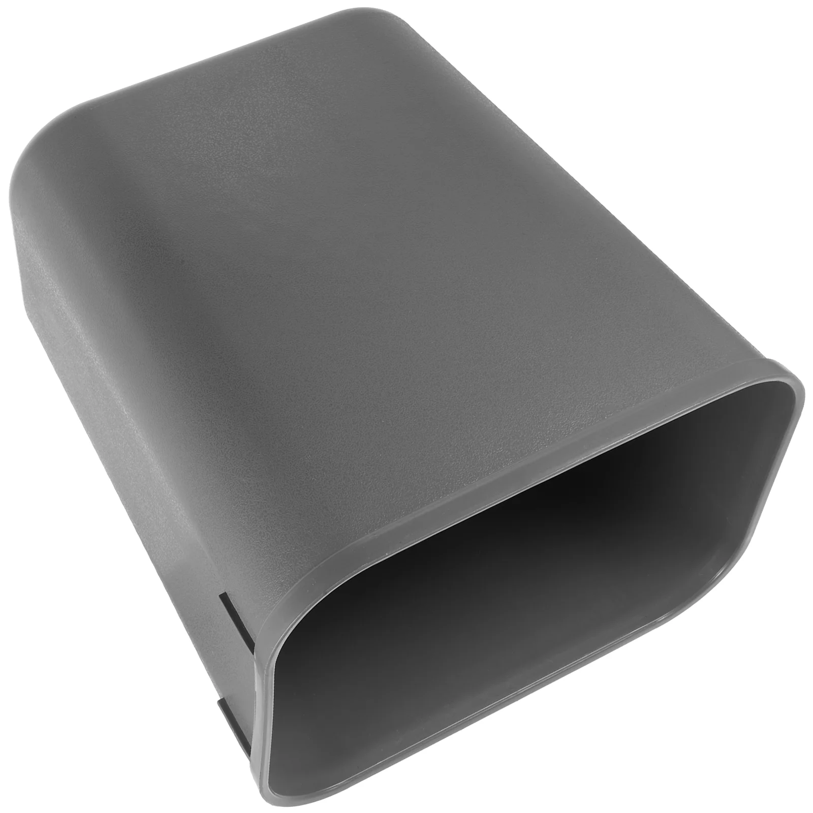 Trash Bin Square Can for Car Black Bathroom Garbage Container Grey Abs Dormitory