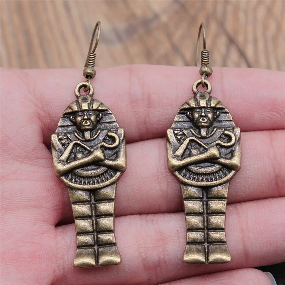 Earrings Supplies For Jewelry Pharaoh Chief Ankh Cross Components Bulk