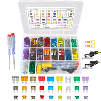 306PCS Car Fuse Assortment Kit Auto Blade Fuse ATC/ATO Fuse Holder Standard Mini Micro Size 2A-35A for RV Marine Camper Trailer