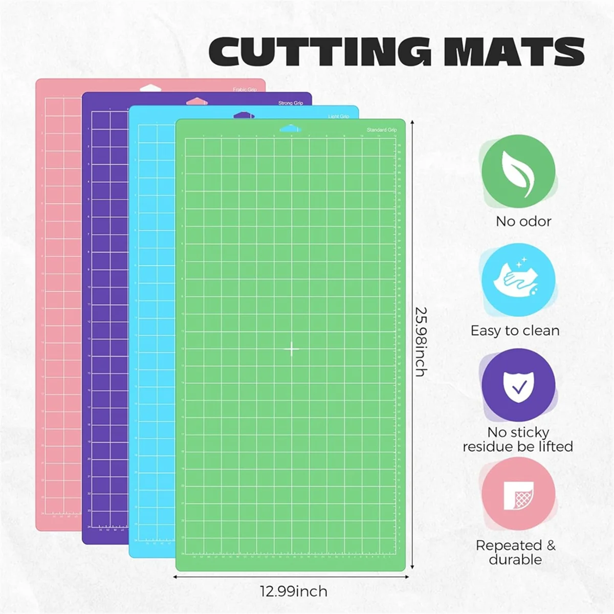 Сейчас в тренде, 6 упаковок коврика для резки, 12 х 24 дюйма, коврики для резки для рукоделия, стандартный, прочный, замена коврика для резки клея