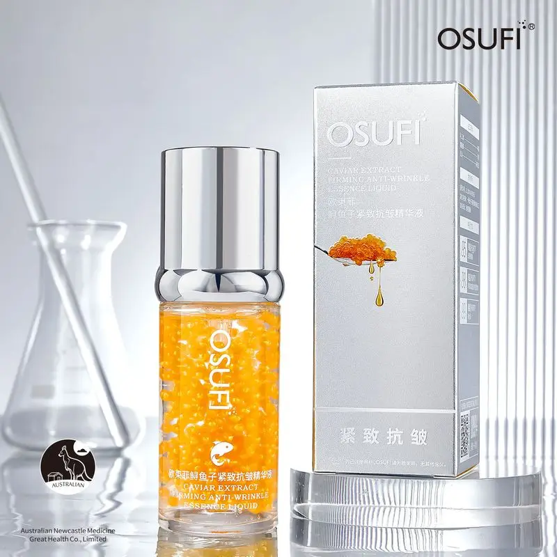 

OSUFI Caviar Extract Firming Anti-wrinkle Essence Liquid Sodium Hyaluronate Moisturizing Tightening Skin Care