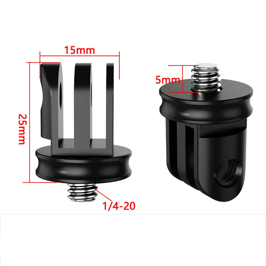 1/4 Schraube Konverter Mini Stativ Adapter für Gopro Hero 12 11 10 9 8 7 Eken Sjcam für Insta360 für DJI Action Kamera Zubehör – Detail 6