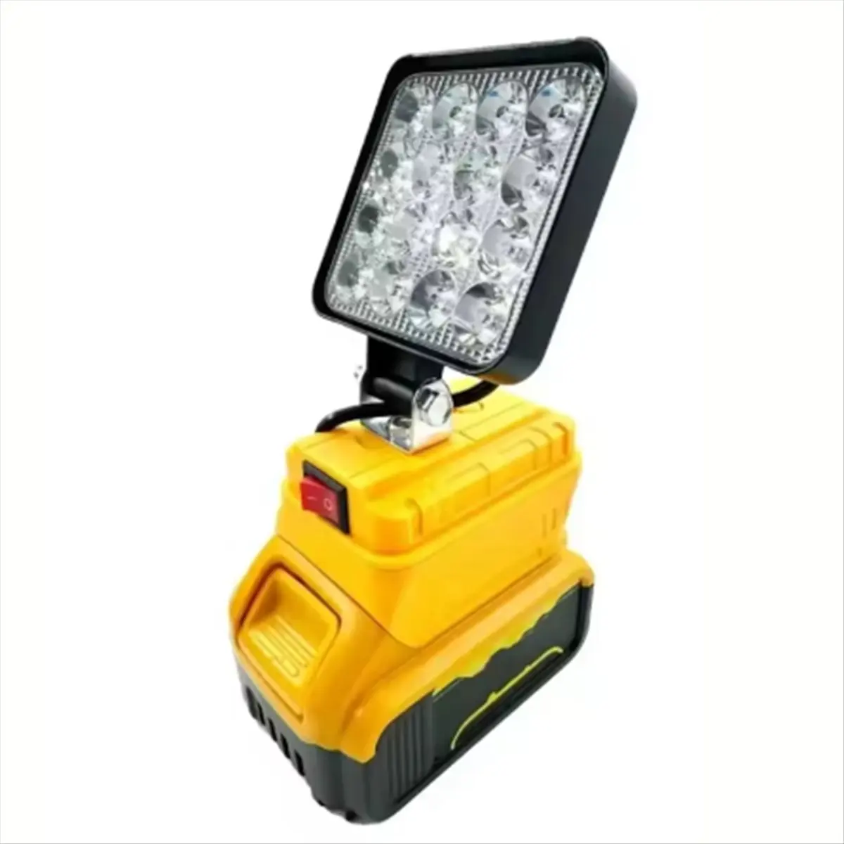 ل 18 فولت بطارية ليثيوم أيون اللاسلكي LED ضوء العمل 4 بوصة مصباح يدوي المحمولة مصباح الفيضانات في حالات الطوارئ مصباح التخييم #5