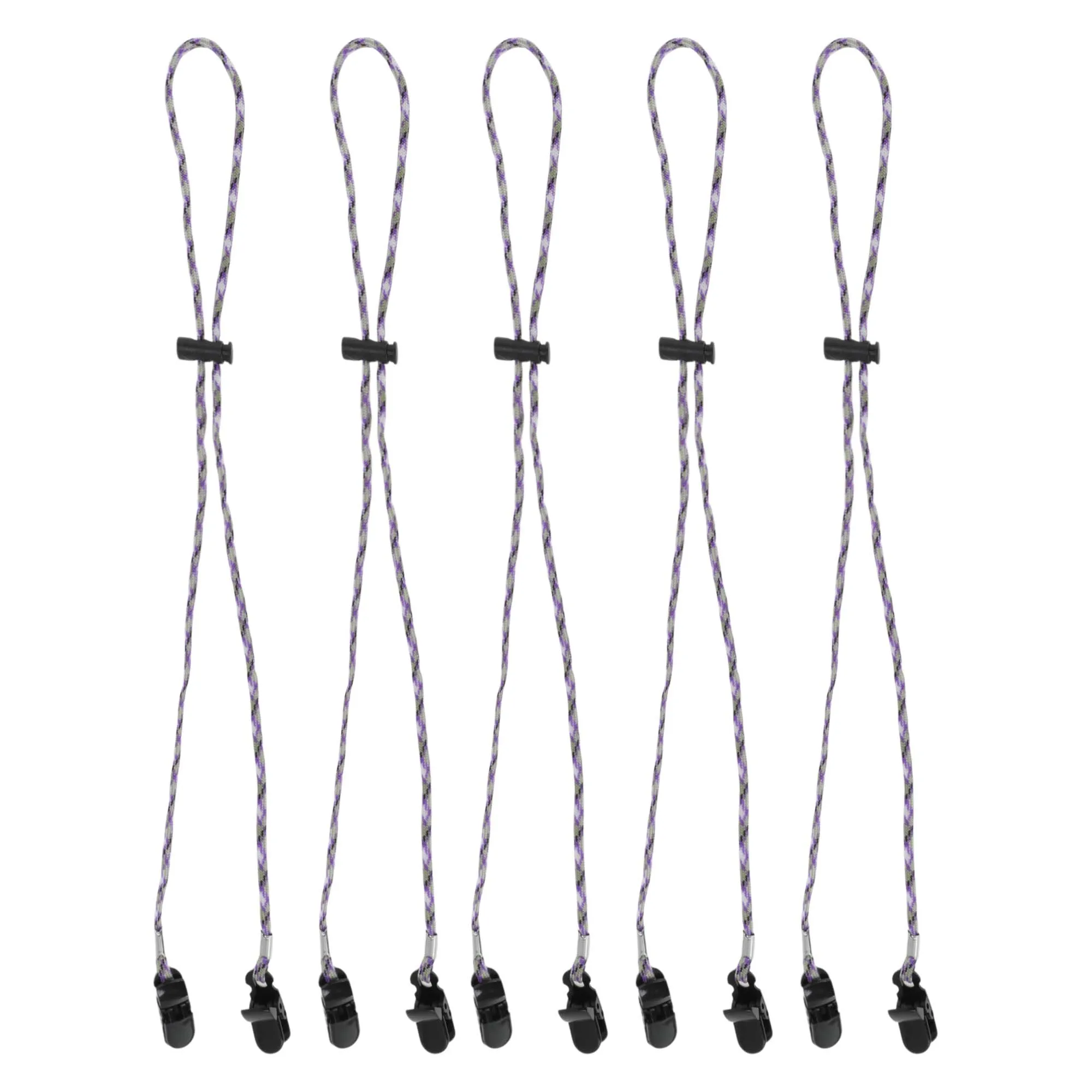 

Зажим для шляпы UXCELL, регулируемый шнур для подбородка, ремни для шляпы для ветра, рыбалки, катания на лодках и активного отдыха, фиолетовый, 5 шт.