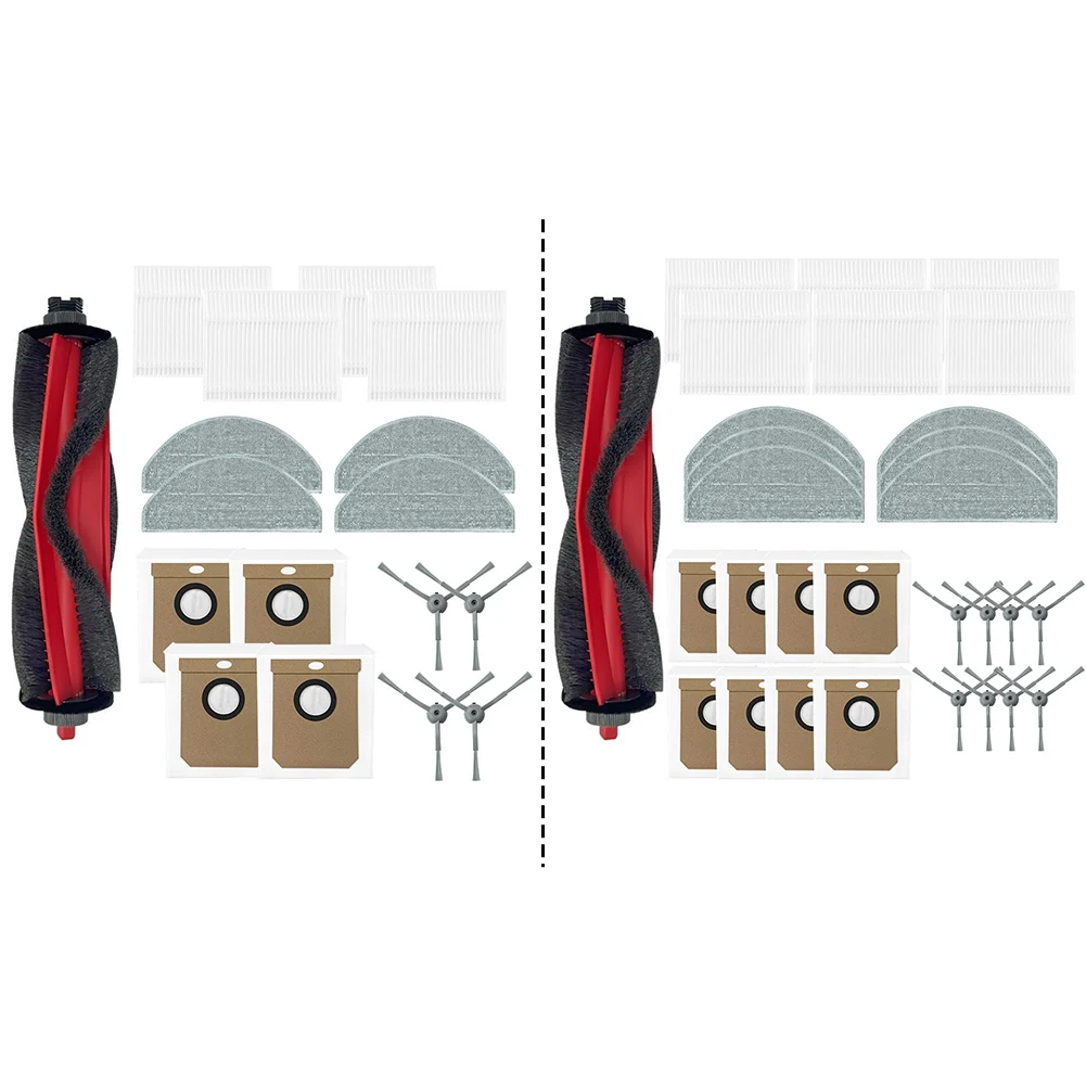 1 Set For Deerma S30 / For DEM-S30 Robot Vacuum Cleaner Main Side Brush Filter Mop Cloth Kit Vacuum Cleaner Replaces Accessories